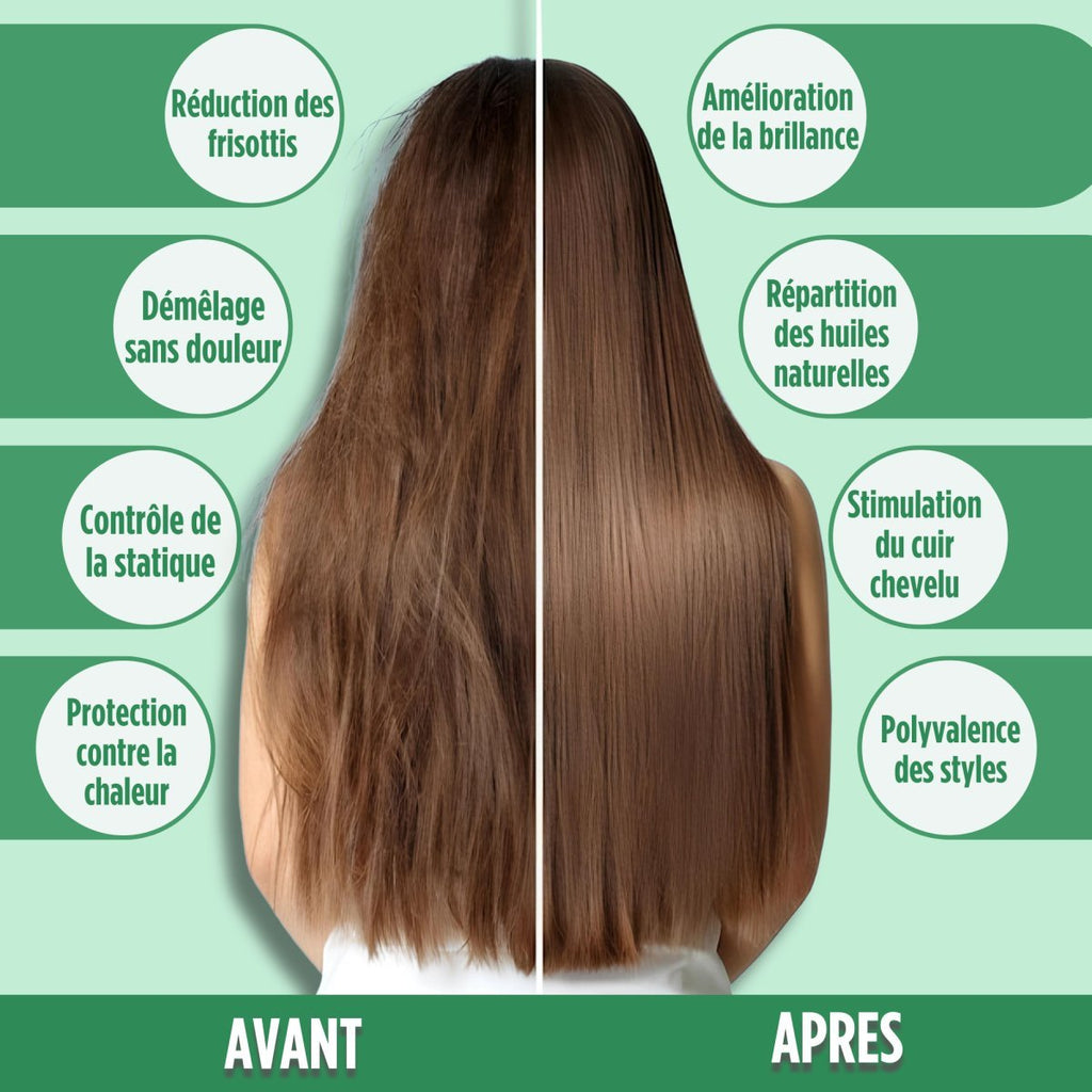 HairMaster Duo - Lisseur 2 en 1 + Brosse Offerte